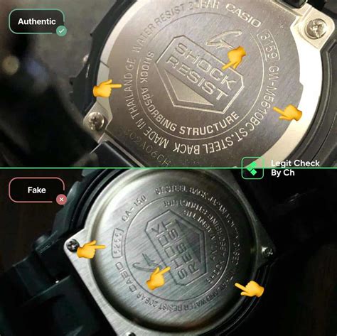 red g shock watch real or fake